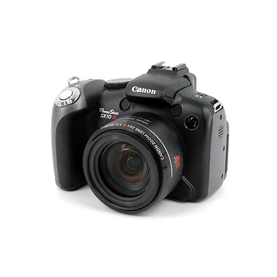 【中古】Canon製　PowerShot SX10 IS　1000万画素　液晶いたみ
