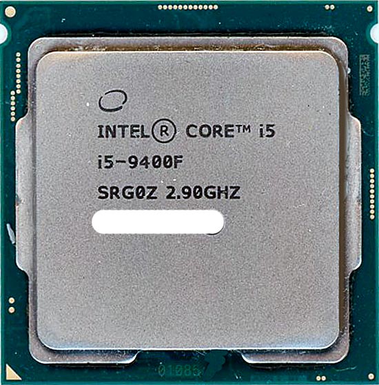 【中古】Core i5 9400F　2.9GHz LGA1151　SRG0Z