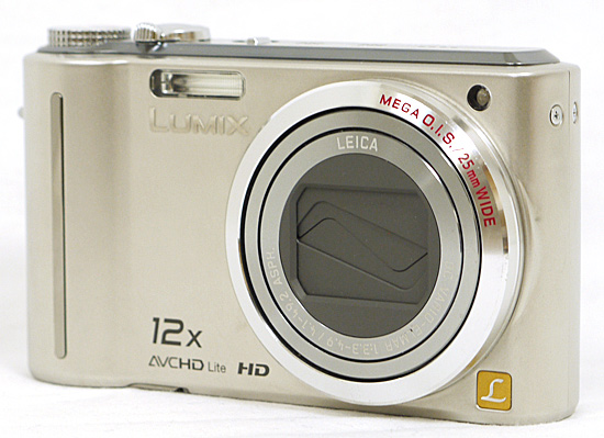 【中古】Panasonic　LUMIX DMC-TZ7　シルバー/1010万画素　液晶画面いたみ