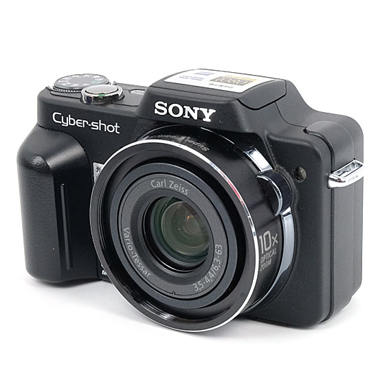 【中古】SONY製　Cyber-shot DSC-H10　ブラック　810万画素　本体のみ　液晶画面いたみ