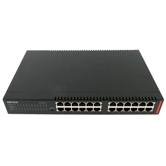 【中古】BUFFALO　アンマネージスイッチ(24ポート)　BS-GU2024　外箱なし　未使用