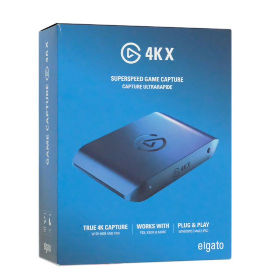 【中古】Elgato　Game Capture 4K X 10GBH9901-AMZ　未使用