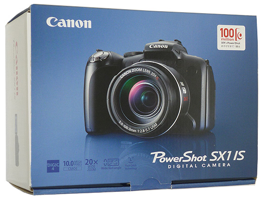 【中古】CANON製　PowerShot SX1 IS　1000万画素 元箱あり