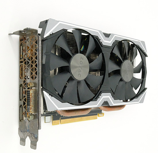 【中古】ZOTAC　GTX 1060 AMP Edition ブレイドアンドソウル推奨モデル　ZT-P10600J-10J　訳あり