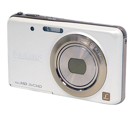 【中古】Panasonic　LUMIX DMC-FX80-W　ホワイト/1210万画素　液晶画面いたみ