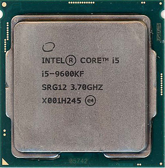 【中古】Core i5 9600KF　3.7GHz LGA1151　SRG12