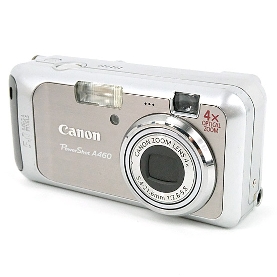 【中古】Canon製　PowerShot A460　500万画素　本体のみ