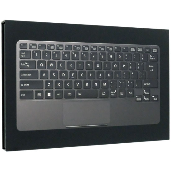 【中古】富士通　コンパクトモバイルキーボード FMV Mobile Keyboard FMV-NKBUD　Dark Silver 元箱あり
