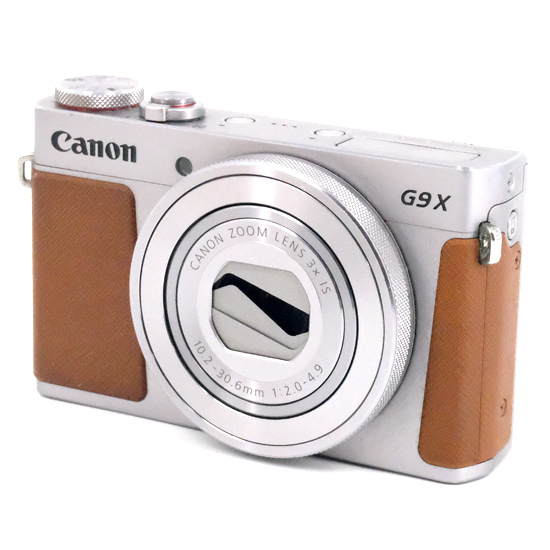 【中古】Canon製　PowerShot G9 X シルバー　2020万画素　訳あり