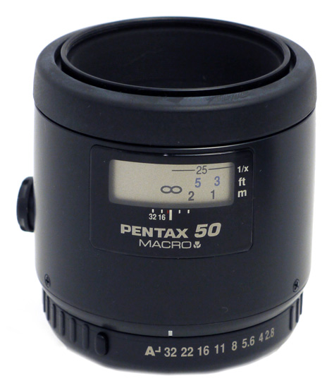 【中古】PENTAX　単焦点レンズ FA マクロ 50mm F2.8　訳あり