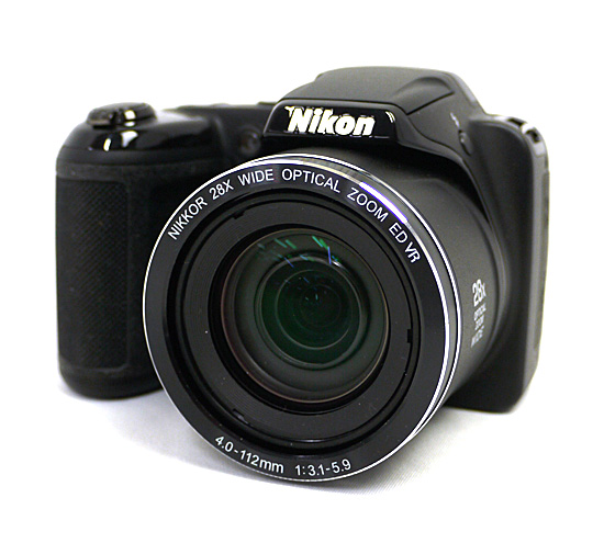【中古】Nikon★デジカメ COOLPIX L340★ブラック★2016万画素★本体のみ★液晶画面いたみ★
