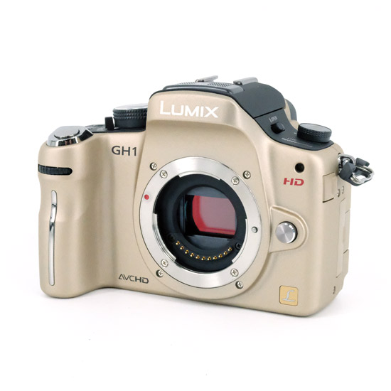 【中古】Panasonic　LUMIX DMC-GH1-N ボディ　ゴールド