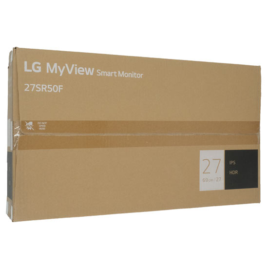 【中古】LGエレクトロニクス　27型 SMART Monitor　27SR50F-B　未使用