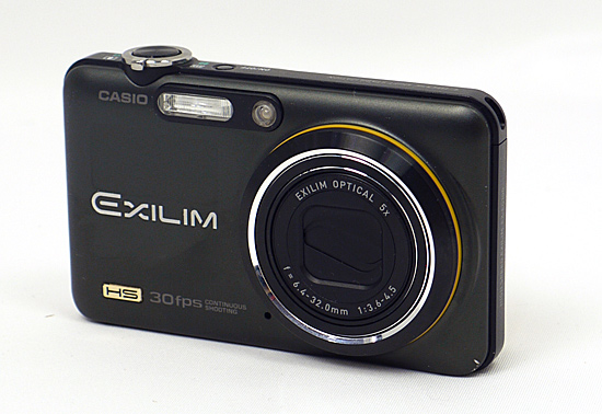 【中古】CASIO　HI-SPEED EXILIM EX-FC100 ブラック　910万画素