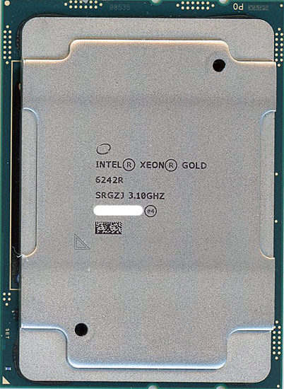 【中古】Xeon Gold 6242R　3.1GHz LGA3647　SRGZJ