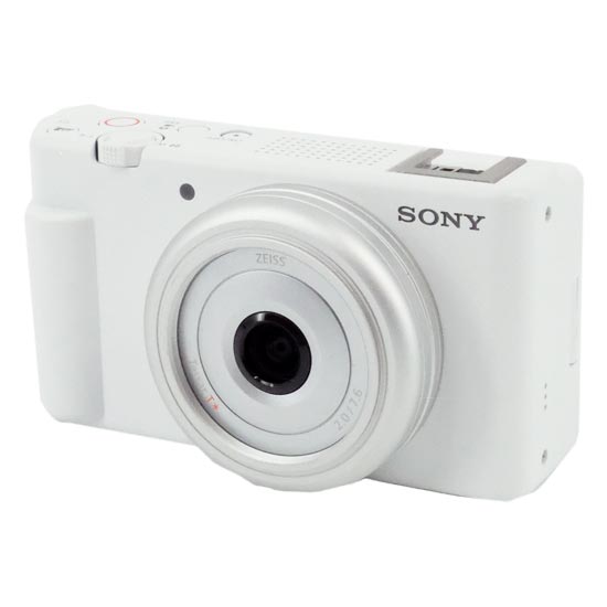 【中古】SONY製　デジタルカメラ VLOGCAM　ZV-1F (W)　ホワイト　2010万画素 元箱あり