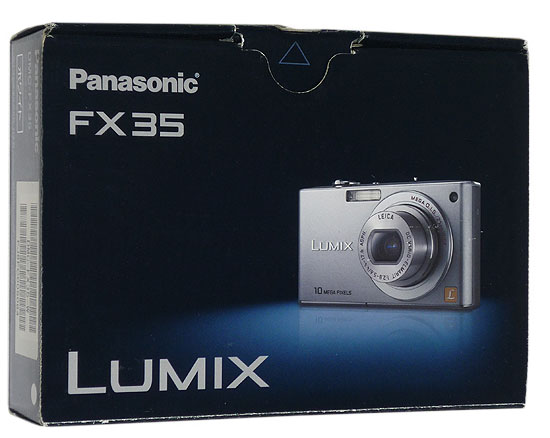 【中古】Panasonic　LUMIX DMC-FX35-K　ブラック/1010万画素　本体いたみ 元箱あり