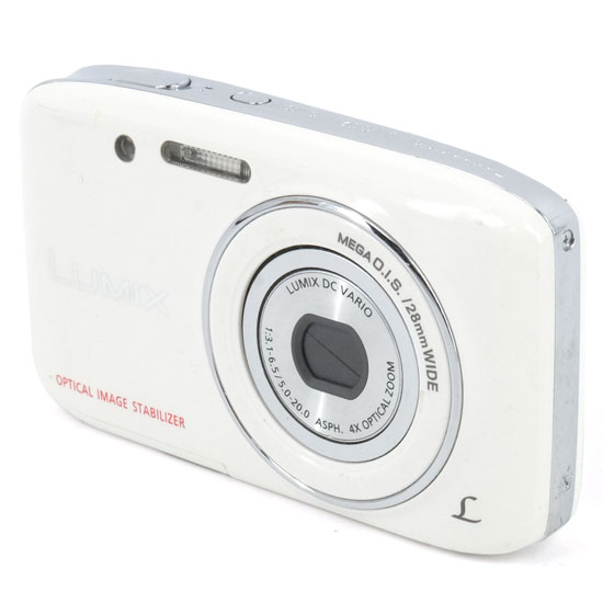 【中古】Panasonic　LUMIX DMC-S2-W　ホワイト/1410万画素