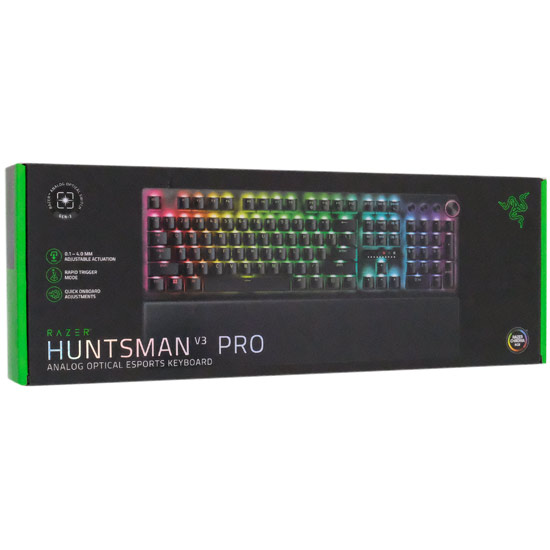 【中古】Razer　Huntsman V3 Pro JP RZ03-04971300-R3J1　ブラック 元箱あり