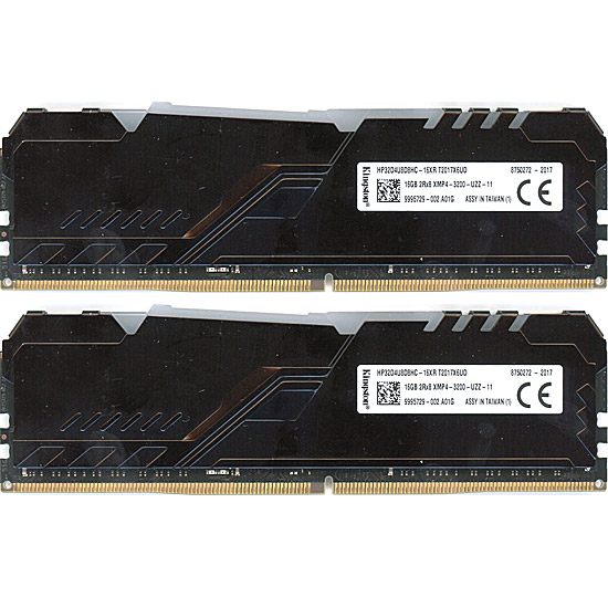 【中古】Kingston製　HP32D4U8D8HC-16XR　DDR4 DDR4-3200 16GB 2枚組