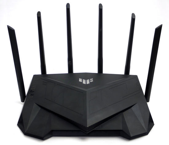 【中古】ASUS　WiFi 6 対応 デュアルバンド ゲーミングWi-Fi無線ルーター　TUF-AX5400