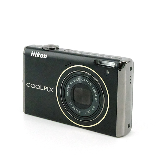 【中古】Nikon製　デジカメ COOLPIX S640　ブラック/1220万画素