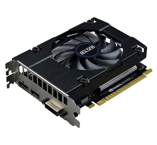 【中古】ELSAグラボ　GeForce GTX 1050 Ti 4GB S.A.C　GD1050-4GERST　PCIExp 4GB