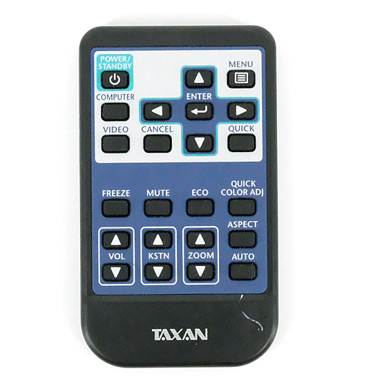 【中古】TAXAN　プロジェクター用リモコン　KG-RCPS1