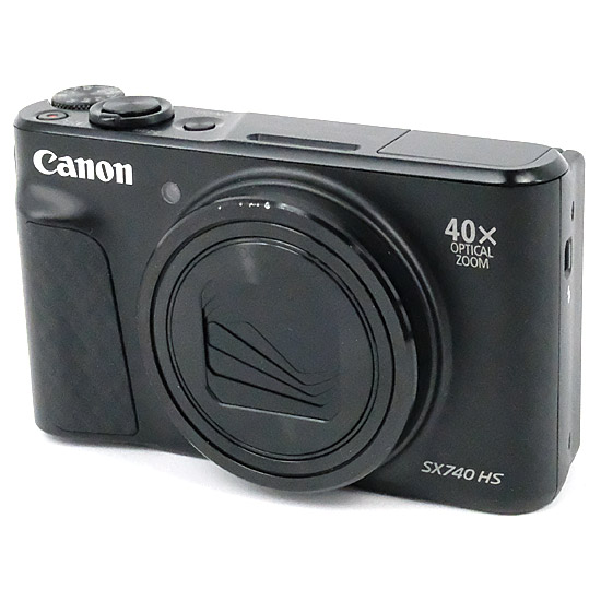 【中古】Canon製　PowerShot SX740 HS　ブラック　2030万画素　本体のみ
