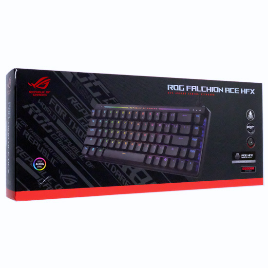 【中古】ASUS　ゲーミングキーボード ROG Falchion Ace HFX 元箱あり