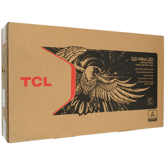 【中古】TCL　27型 ゲーミングモニター　27G64　未使用