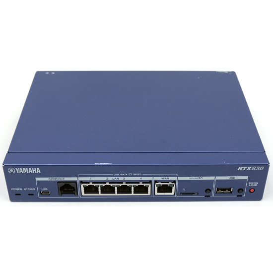 【中古】YAMAHA製　ギガアクセスVPNルーター　RTX830　ゴム足なし