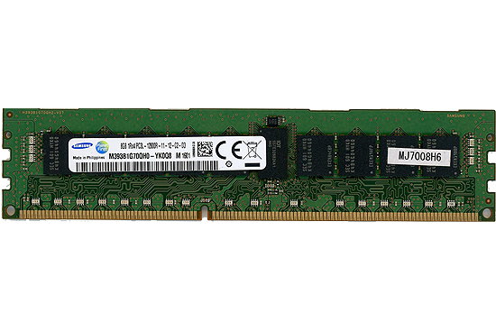 【中古】SAMSUNG　サーバー用 M393B1G70QH0-YK0Q8　DDR3 PC3L-12800R 8GB
