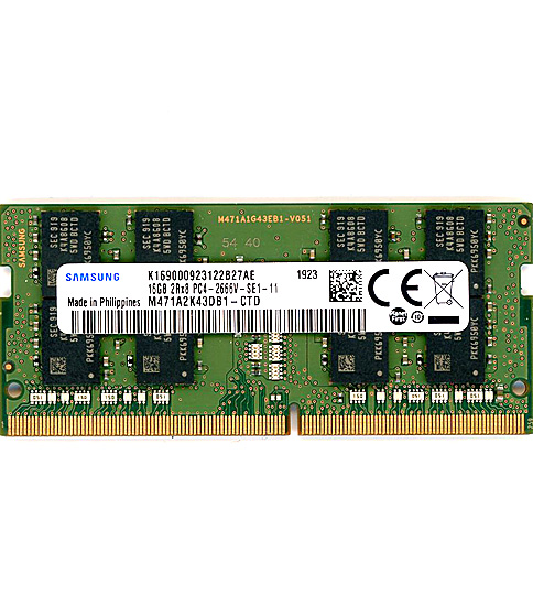 【中古】SAMSUNG　M471A2K43DB1-CTD　SODIMM DDR4 PC4-2666V 16GB