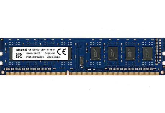 【中古】Kingston製　KP4T2F-MIN　DDR3 PC3L-12800U 4GB