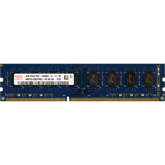 【中古】hynix製　HMT351U6CFR8C-H9 N0 AA　DDR3 PC3-10600U 4GB