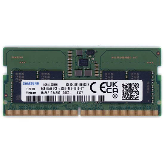 【中古】SAMSUNG　M425R1GB4BB0-CQK0L　SODIMM DDR5 PC5-4800B 8GB