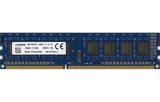 【中古】Kingston製　K531R8-ETF　DDR3 PC3-12800U 4GB