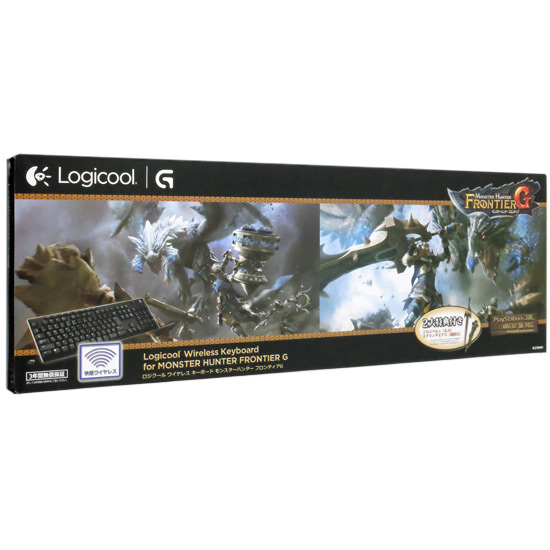 【中古】ロジクール　Wireless Keyboard for MONSTER HUNTER FRONTIER G K270MH　ブラック 元箱あり