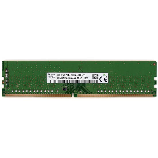 【中古】SK hynix製　サーバー用 HMA81GU7CJR8N-VK T0 AD　DDR4 PC4-2666V 8GB