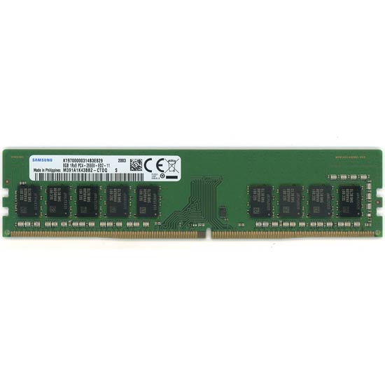 【中古】SAMSUNG　デスクトップ用 M391A1K43BB2-CTDQ　DDR4 PC4-2666V 8GB
