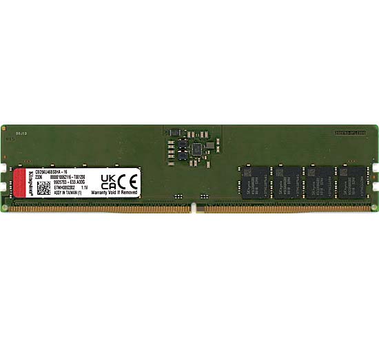 【中古】Kingston製　CBD56U46BS8HA-16　DDR5 PC5-44800 16GB