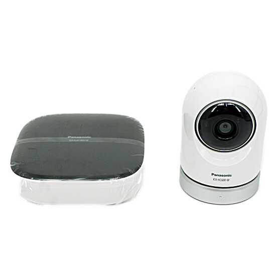 【中古】Panasonic製　スマ@ホーム 屋内スイングカメラ(ペットカメラ)キット　KX-HC600K-W　未使用