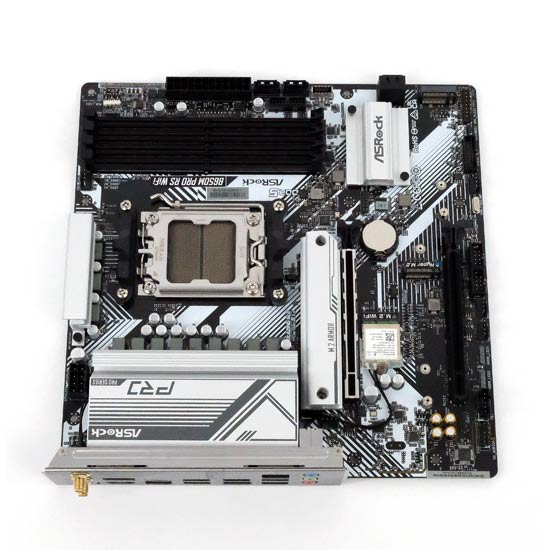 【中古】ASRock製 MicroATXマザボ　B650M Pro RS WiFi　SocketAM5