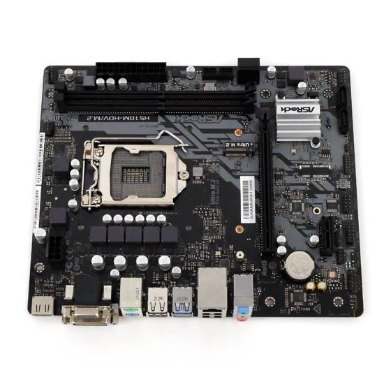 【中古】ASRock製 MicroATXマザーボード　H510M-HDV/M.2　LGA1200