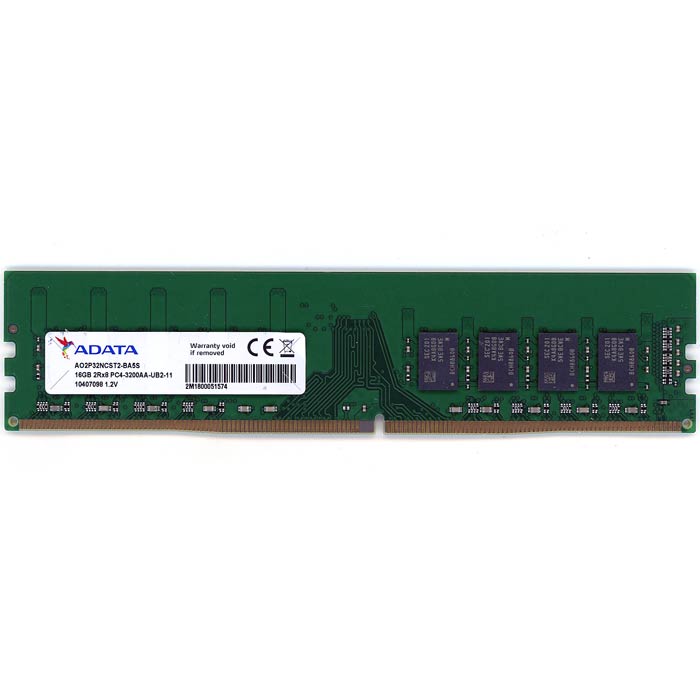 【中古】ADATA　デスクトップ用 AO2P32NCST2-BA5S　DDR4 PC4-3200AA 16GB