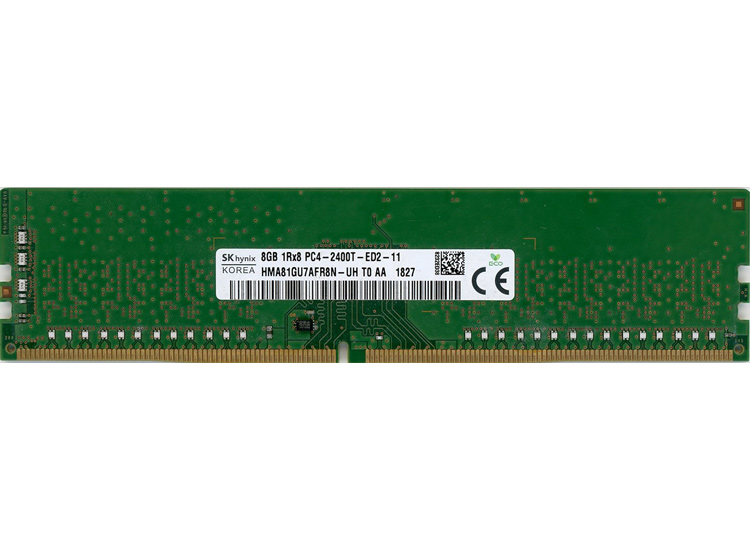 【中古】SK hynix製　デスクトップ用 HMA81GU7AFR8N-UH T0 AA　DDR4 PC4-2400T 8GB