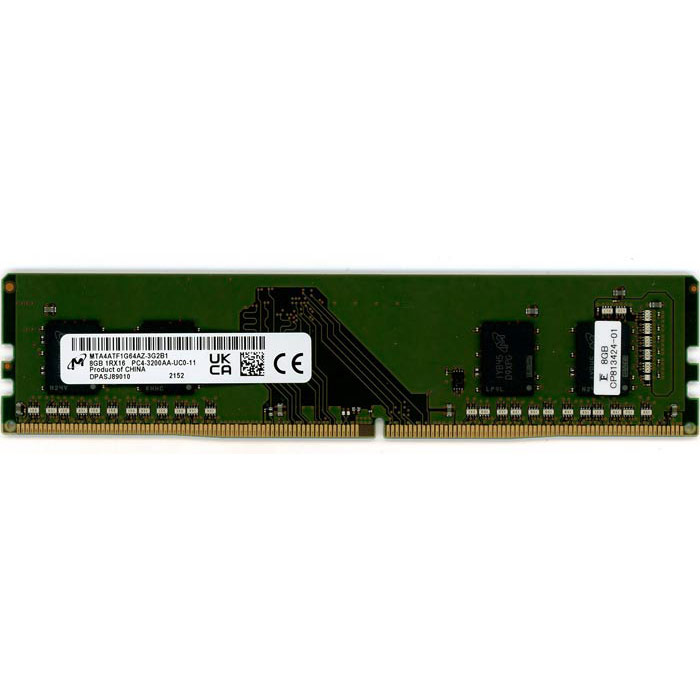 【中古】Micron　デスクトップ用 MTA4ATF1G64AZ-3G2B1　DDR4 PC4-3200AA 8GB