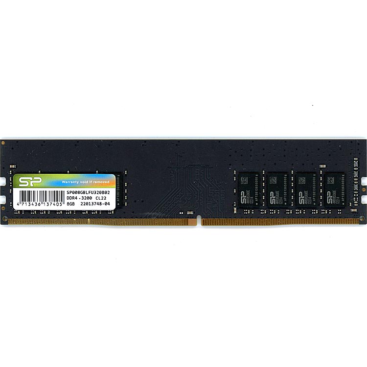【中古】Silicon Power　デスクトップ用 SP008GBLFU320B02　DDR4 PC4-25600 8GB