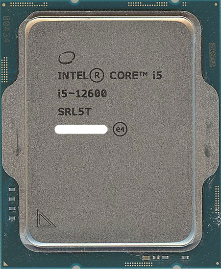 【中古】Core i5 12600　3.3GHz LGA1700　SRL5T
